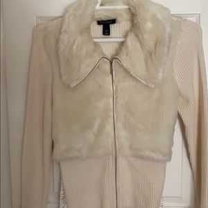 WHITE HOUSE BLACK MARKET SWEATER JACKET